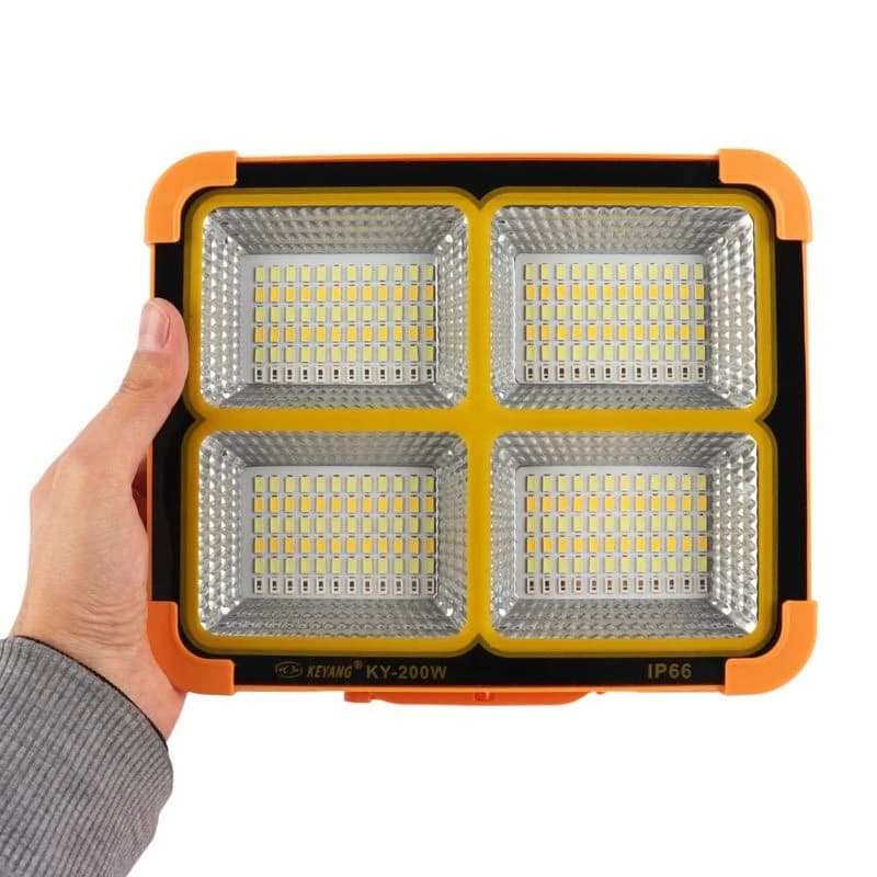 پروژکتور سیار شارژی و پاوربانک خورشیدی Keyang KY-200W — تصویر ۱۲