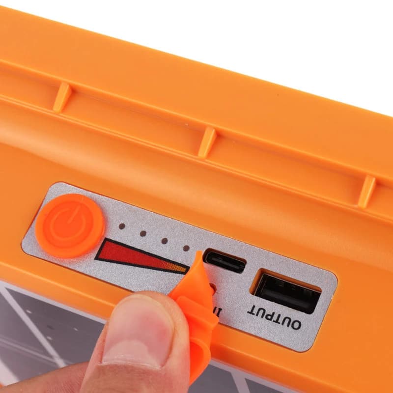 پروژکتور سیار شارژی و پاوربانک خورشیدی Keyang KY-200W — تصویر ۶