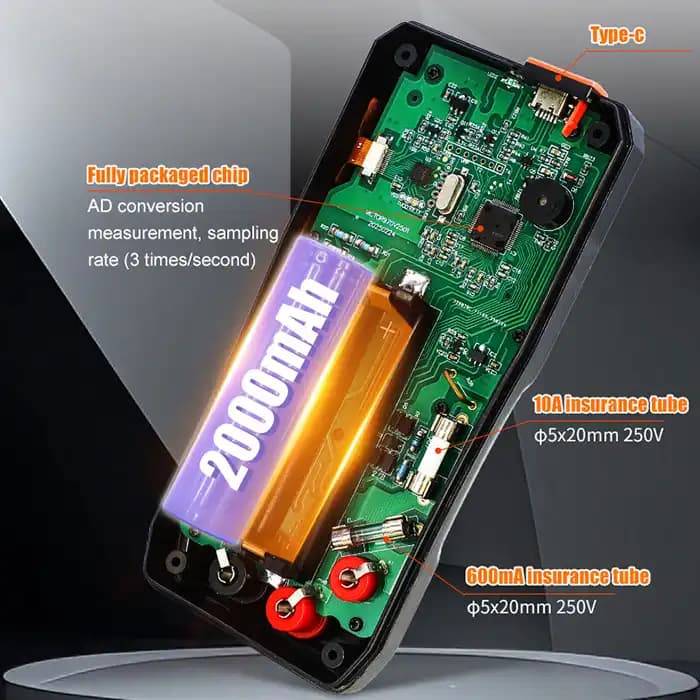 مولتی متر دیجیتال ویکتور مدل VICTOR 970 — تصویر ۶