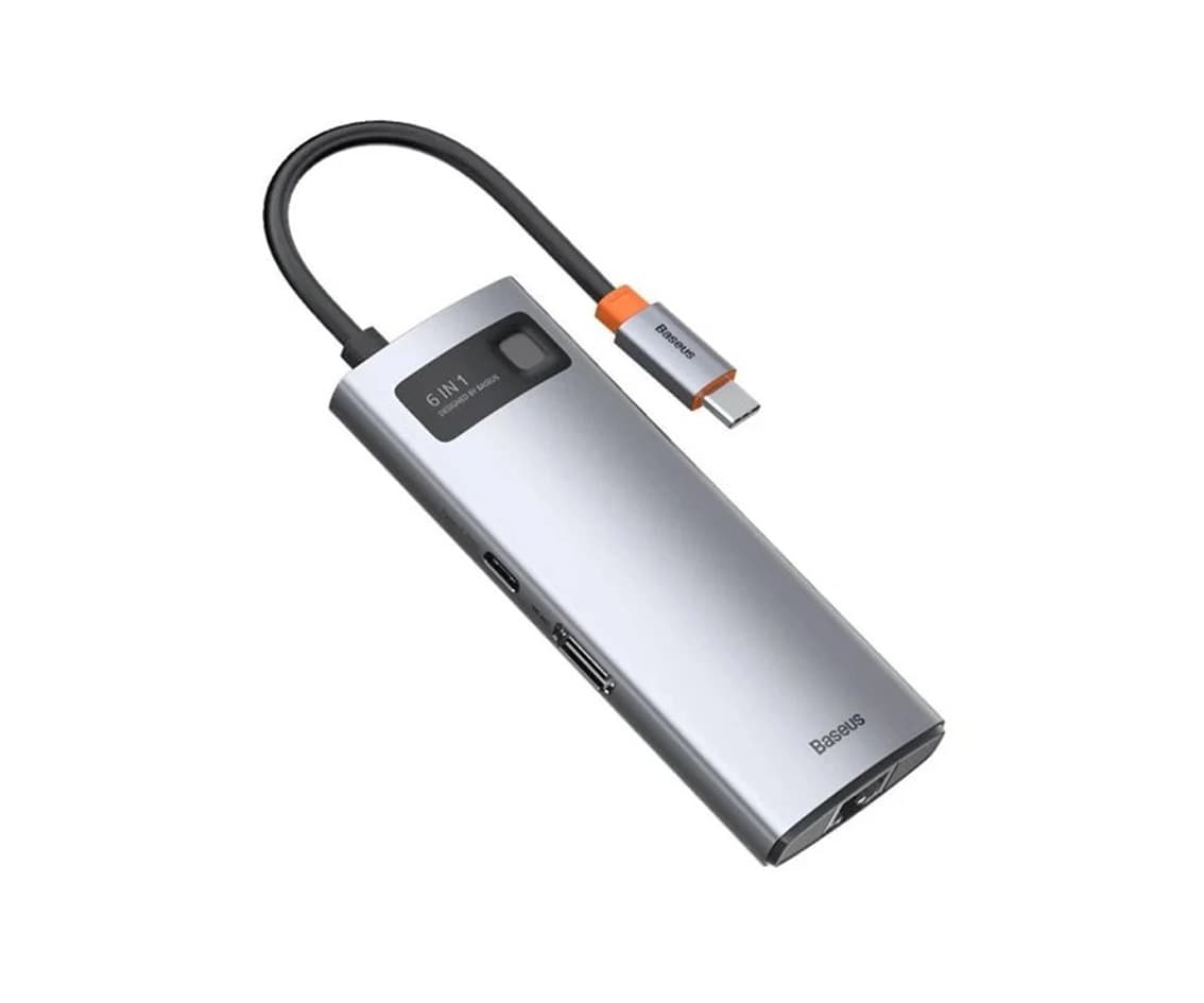 هاب 6 پورت USB-C باسئوس مدل CW0G