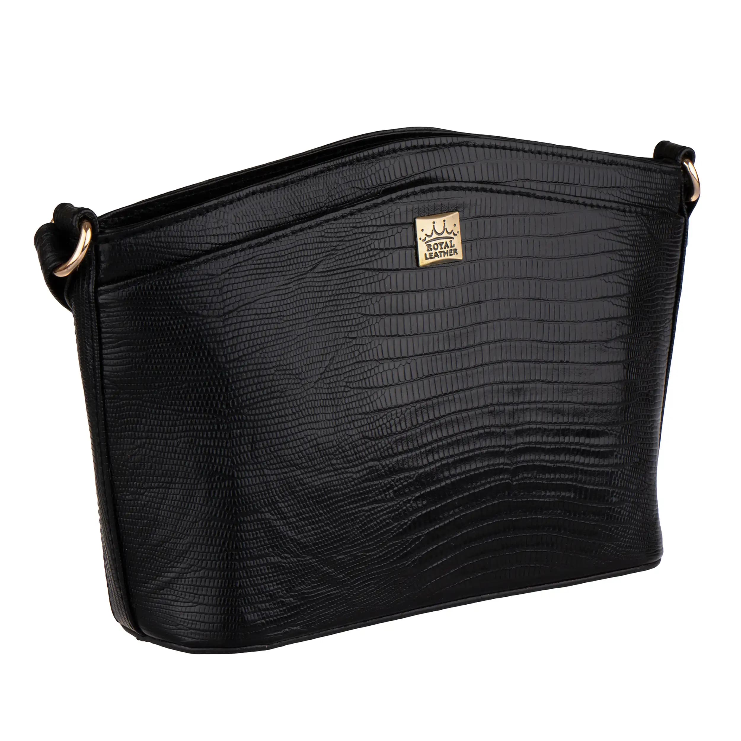 کیف دوشی زنانه رویال چرم کد W95.2 — تصویر ۴