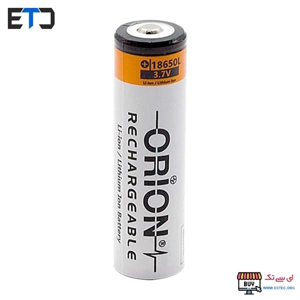 باتری لیتیوم یون 3.7v سایز 18650 2200mAh مارک ORION — تصویر ۱۱