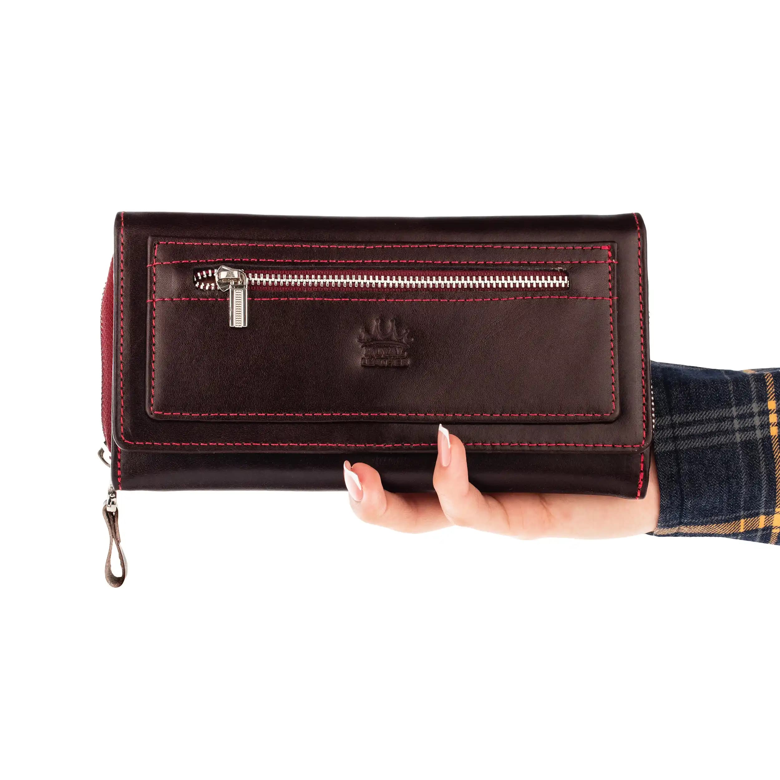 کیف پول زنانه رویال چرم کد W36 — تصویر ۵