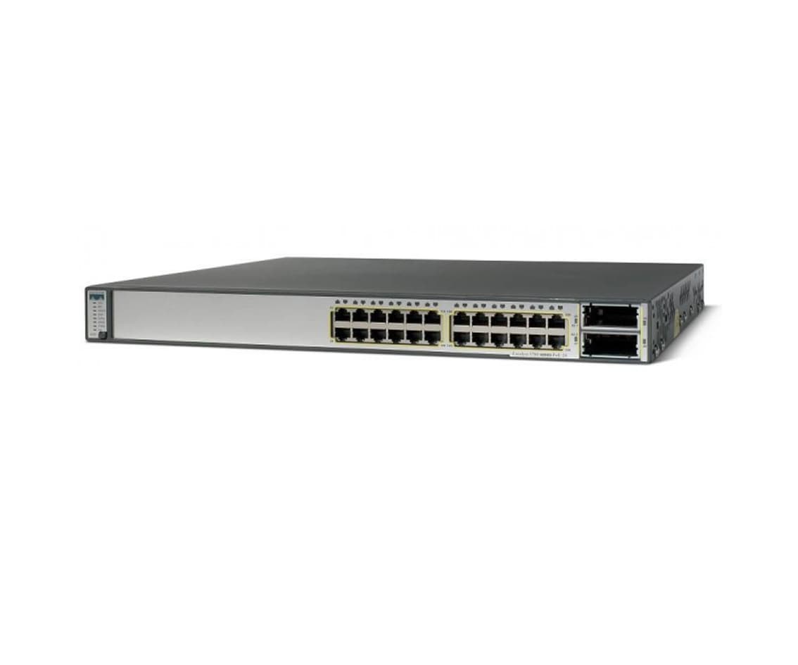 سوئیچ سیسکو 24 پورت POE مدل Cisco WS-C3750E-24PD-S — تصویر ۲