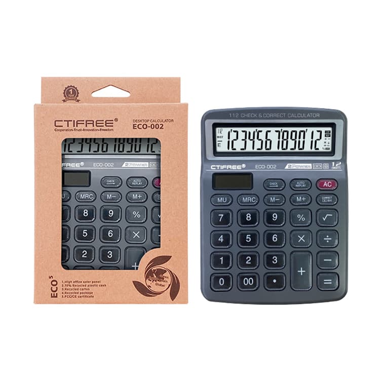 ماشین حساب مدل CTIFREE ECO-002 — تصویر ۳