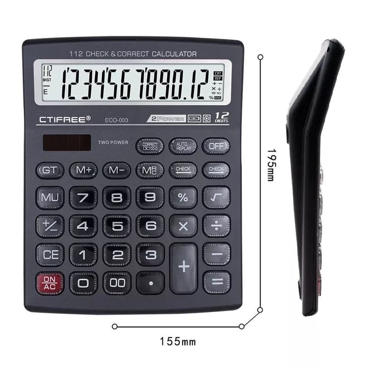 ماشین حساب مدل CTIFREE ECO-002 — تصویر ۲
