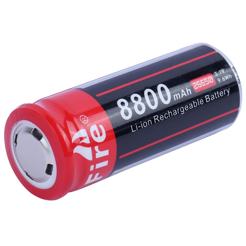 باتری لیتیوم استوانه ای Qulit fire 26650 8800mAh — تصویر ۵