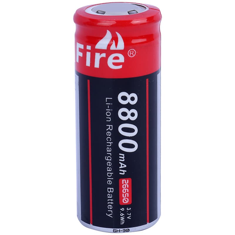 باتری لیتیوم استوانه ای Qulit fire 26650 8800mAh — تصویر ۴