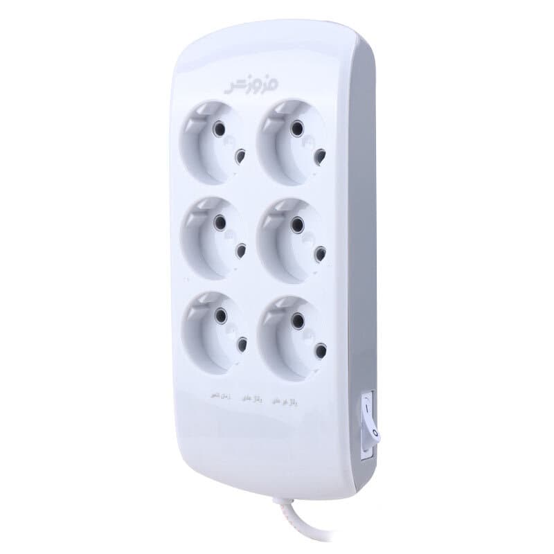 محافظ برق دیجیتال کامپیوتر و صوتی تصویری 6 خانه فروزش Lotus LT600D با کابل 1.8 متری — تصویر ۸