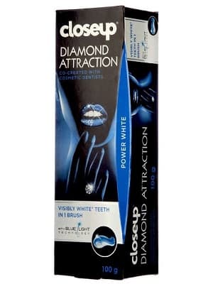 خمیر دندان سفید کننده کلوزآپ مدل DIAMOND ATTRACTION حجم ۷۵ میلی لیتر