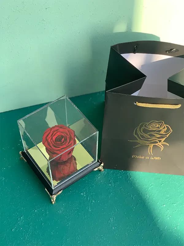 باکس پایه مبلی رز جاودان قرمز — تصویر ۲