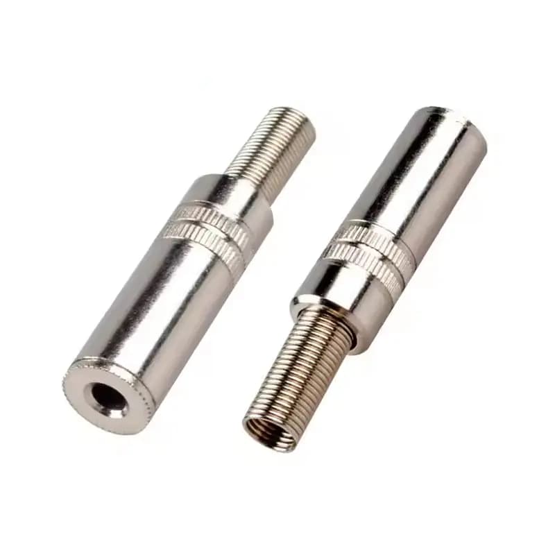 فیش استریو مادگی سرکابلی فلزی – جک 3.5mm