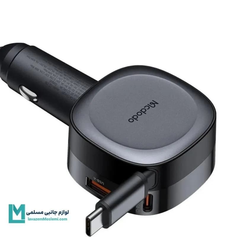 شارژر فندکی 75 وات 3 پورت مک دودو مدل CC-1560 کد AC1012 | لوازم جانبی مسلمی — تصویر ۲