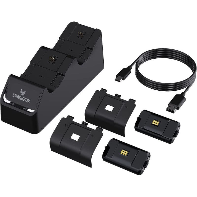پایه شارژ دوگانه دسته ایکس باکس سری X/S اسپارک فاکس مدل W20X504 — تصویر ۹