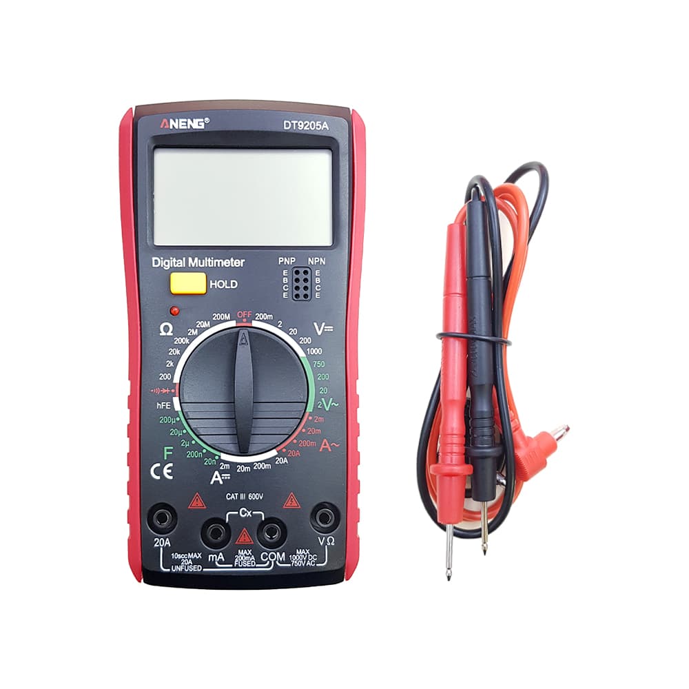 مولتی متر دیجیتالی ANENG DT9205A — تصویر ۴