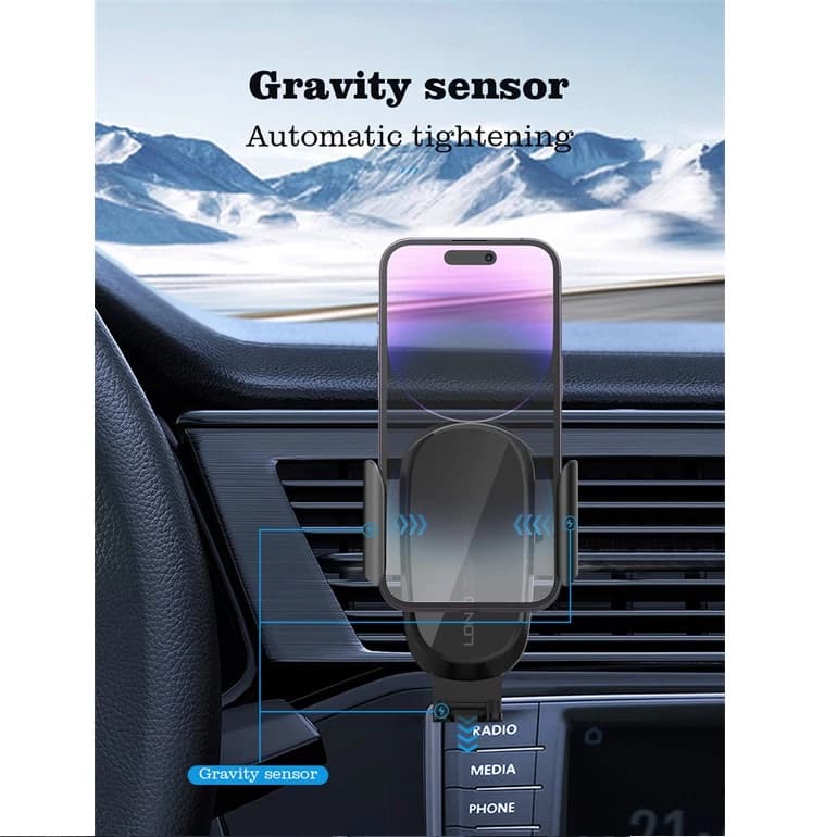 هولدر وایرلس داشبوردی الدینیو مدل LDNIO MW21-1 CAR MOUNT — تصویر ۱۲