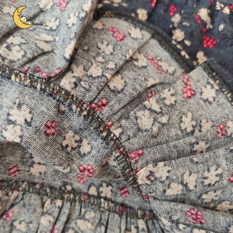 سارافون گل گلی ۱ تا ۳ سال برند A&KO — تصویر ۸