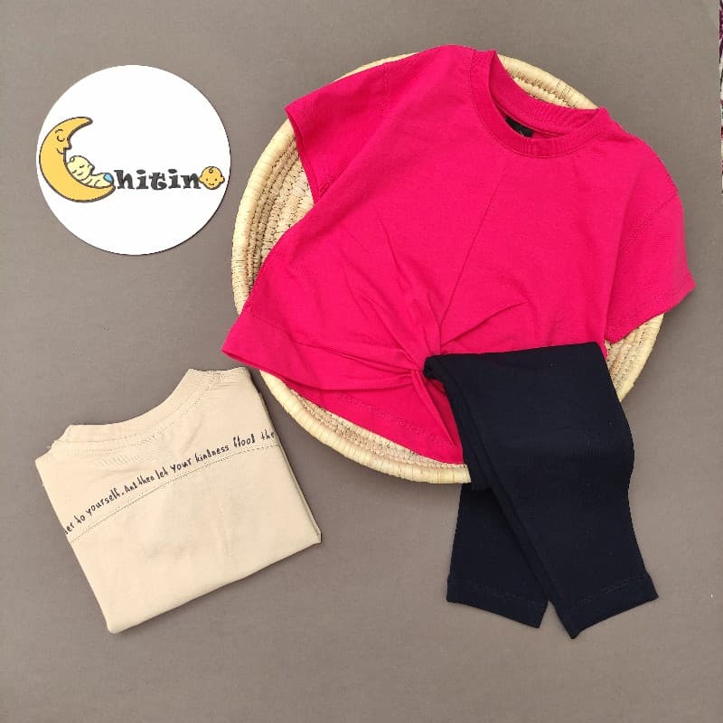 تیشرت کراپ گره ای آکو ۲ تا ۹ سال