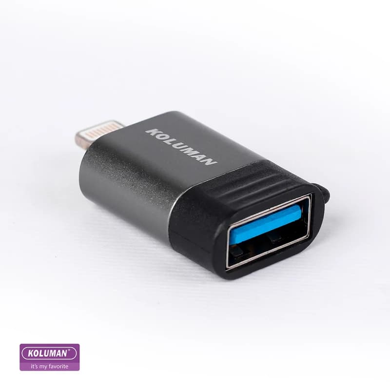 مبدل OTG آیفون کلومن KOLUMAN K-OT03 USB To LIGHTNING — تصویر ۳