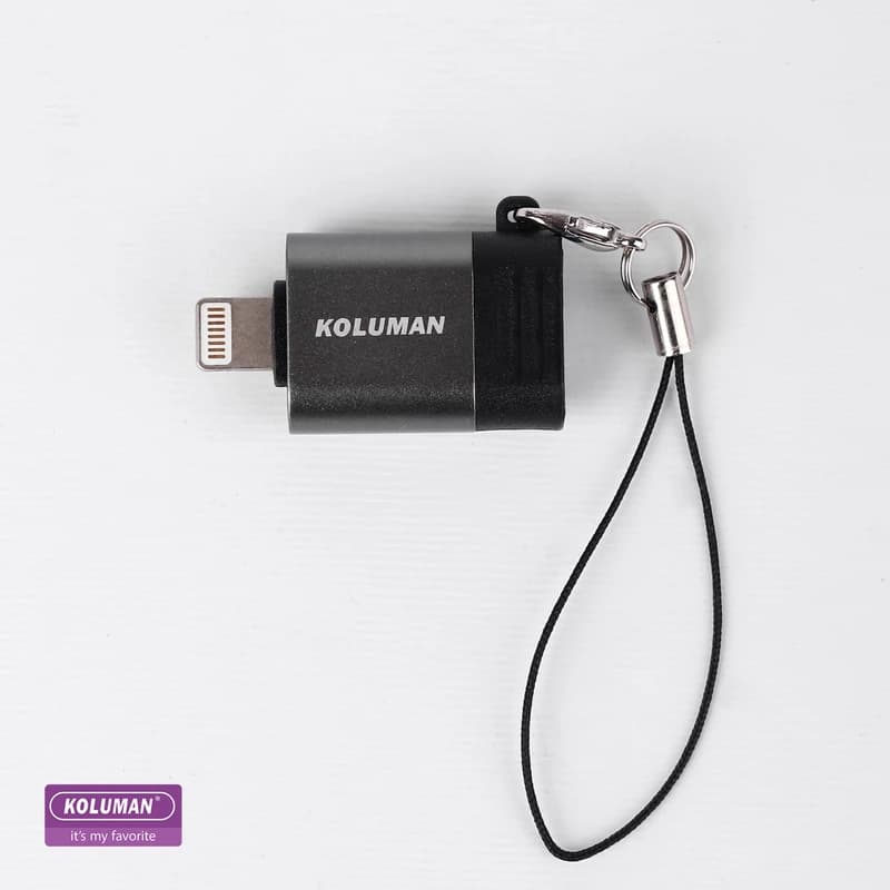 مبدل OTG آیفون کلومن KOLUMAN K-OT03 USB To LIGHTNING — تصویر ۲
