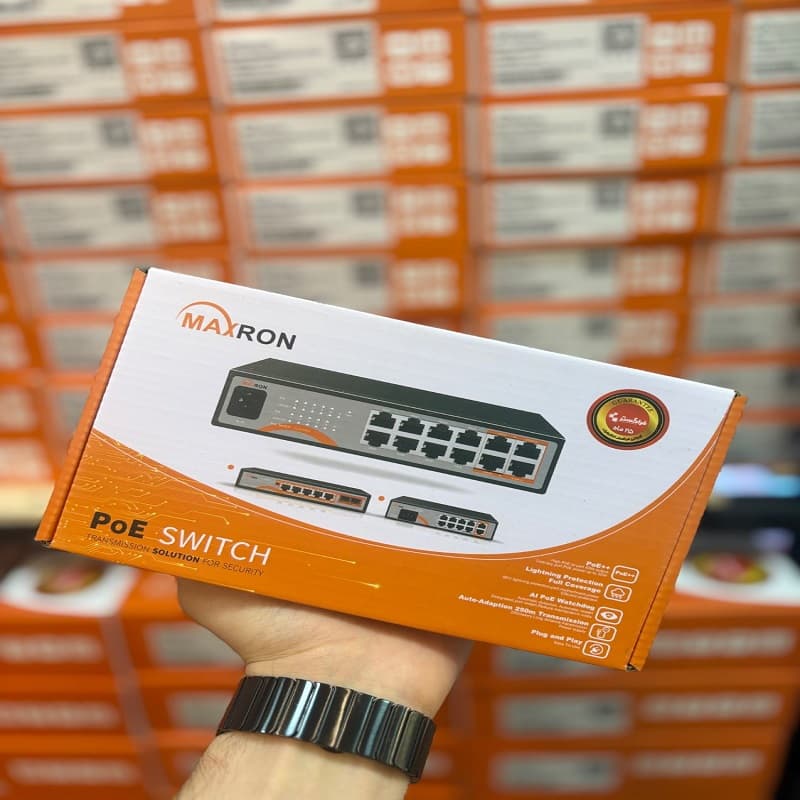 سوئیچ شبکه POE (4 پورت صد و2 پورت صد) MSW-3004FPB-2FL-65I — تصویر ۴