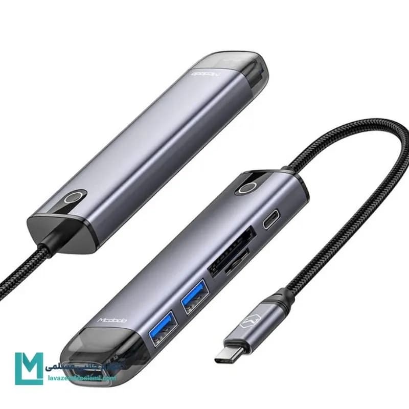 هاب 6 پورت USB-C مک دودو مدل MC-HU-7740 کد JS1002 | لوازم جانبی مسلمی — تصویر ۷