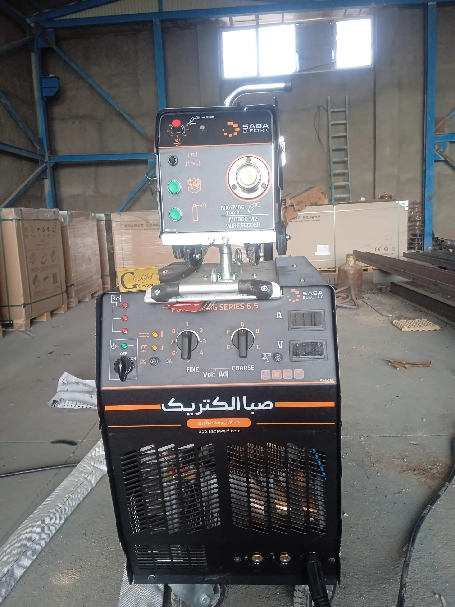 دستگاه جوش میگ 650 صبا الکتریک — تصویر ۳