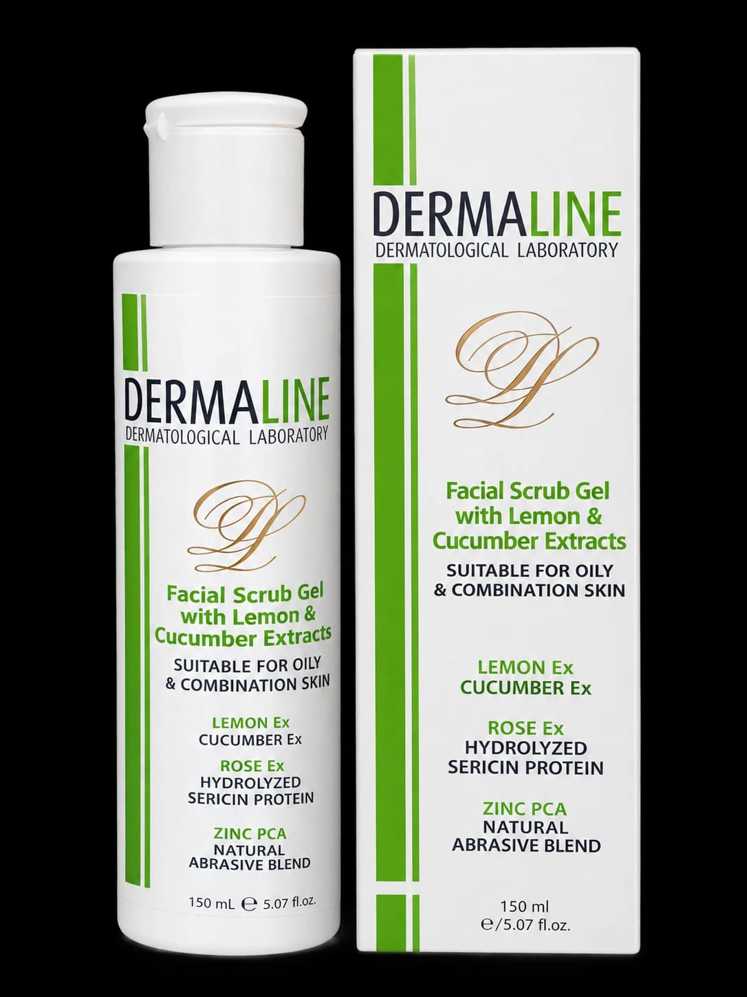 ژل اسکراب DERMALINE