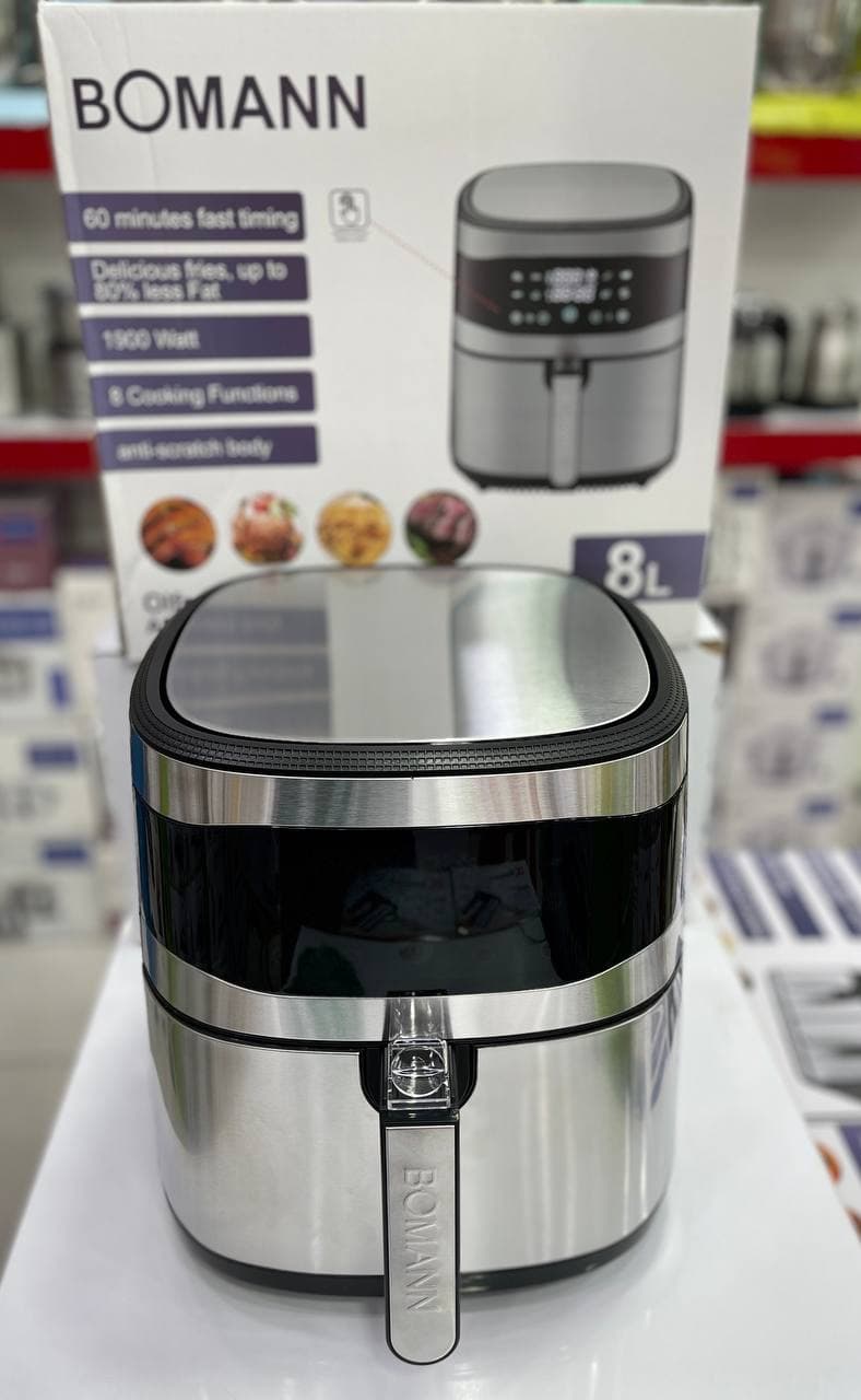 سرخ کن رژیمی 8 لیتر بومن مدل AF-8808 — تصویر ۷