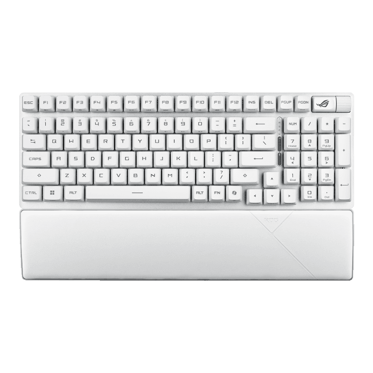 کیبورد گیمینگ ایسوس ROG Strix Scope II 96 RX White AR