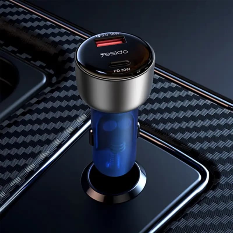 شارژر فندکی یسیدو مدل YESIDO Y52 FAST CHARGER 48W — تصویر ۱۰