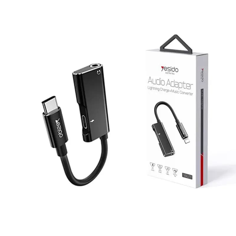 تبدیل جک 3.5 به آیفون یسیدو مدل YESIDO YAU11 AUDIO ADAPTER — تصویر ۶