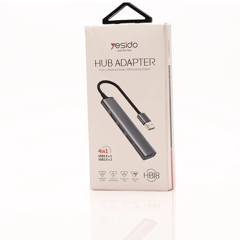 هاب 4 پورت یسیدو مدل YESIDO HB18 HUB ADAPTER — تصویر ۱۰