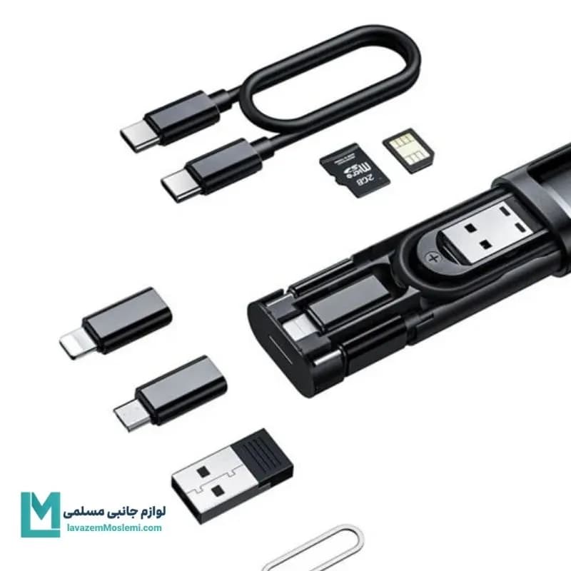 کیت کابل و مبدل چند منظوره مک دودو مدل WF-1720 کد LT1009 | لوازم جانبی مسلمی — تصویر ۶