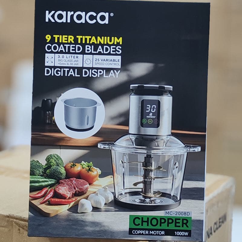 خردکن برقی دو کاسه کاراجا مدل MC-2008D — تصویر ۴