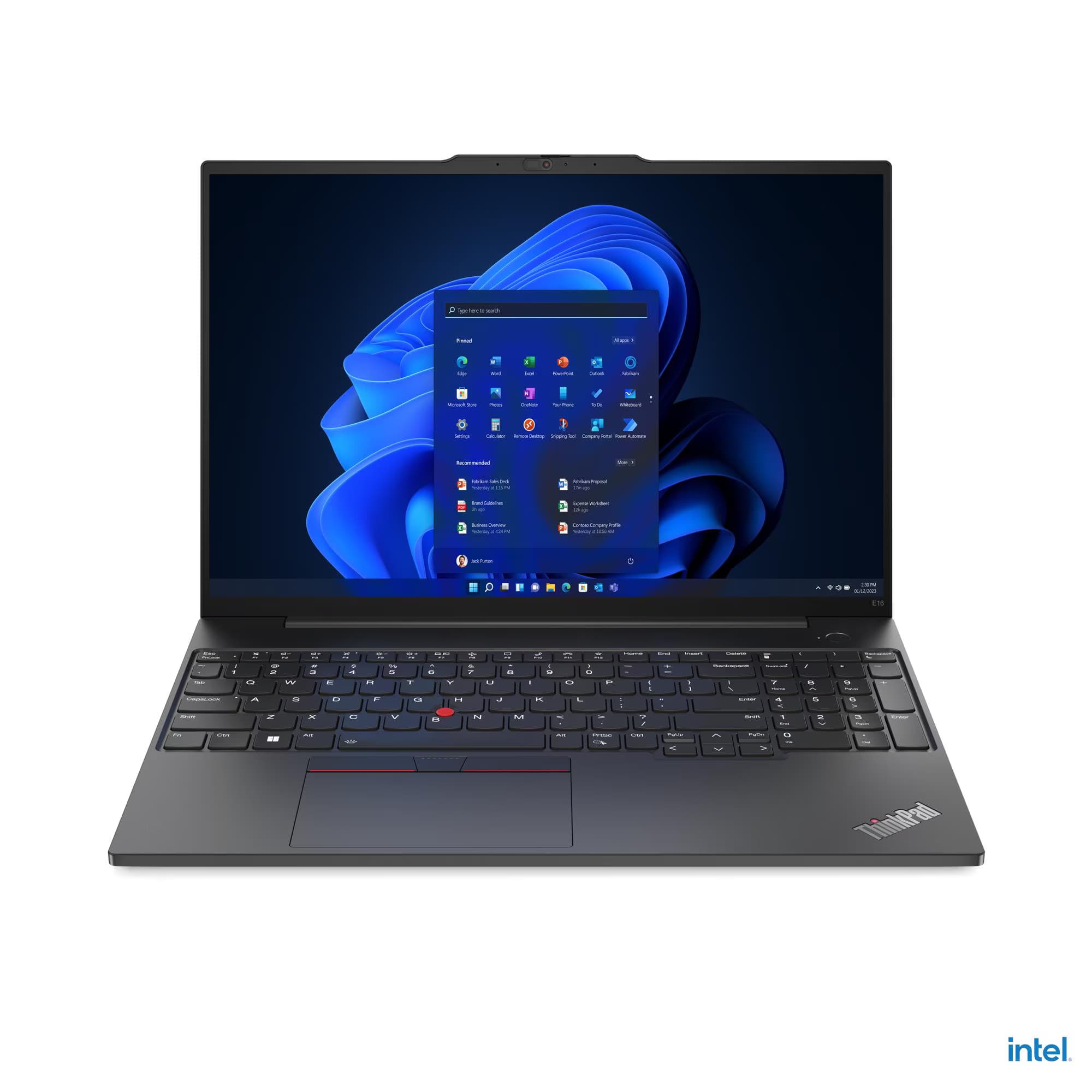 لپ‌تاپ Lenovo ThinkPad E16 Gen 1 | رم 16 گیگابایت | حافظه 512 گیگابایت