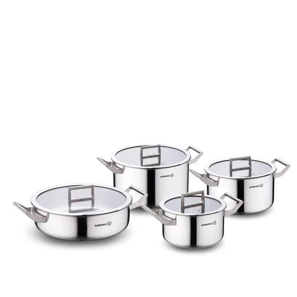سرویس قابلمه ۸ پارچه استیل کرکماز Plata A2786 — تصویر ۲