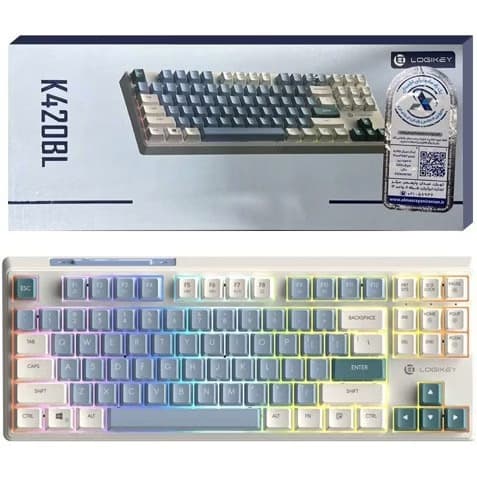 کیبورد گیمینگ لاجیکی مدل K420BL — تصویر ۱۰