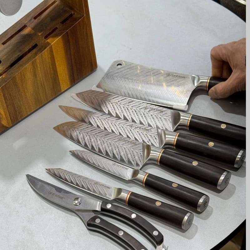 سرویس چاقو 8 پارچه لایف اسمایل کد NSEL-17 — تصویر ۴