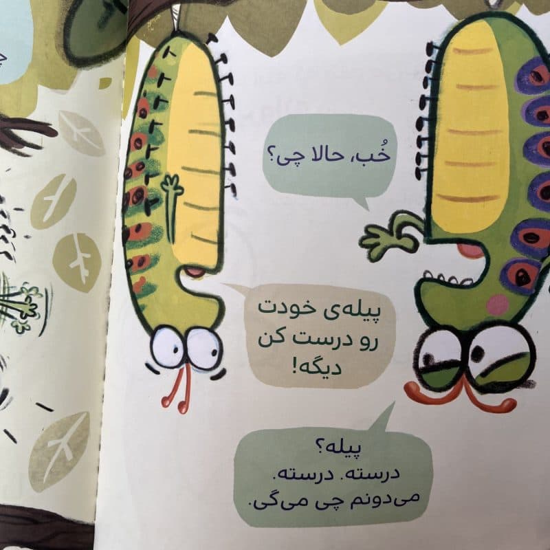 کتاب داستان کرم ابریشمی که خیلی عجله داشت مناسب آموزش صبر کودک +۴ سال — تصویر ۴