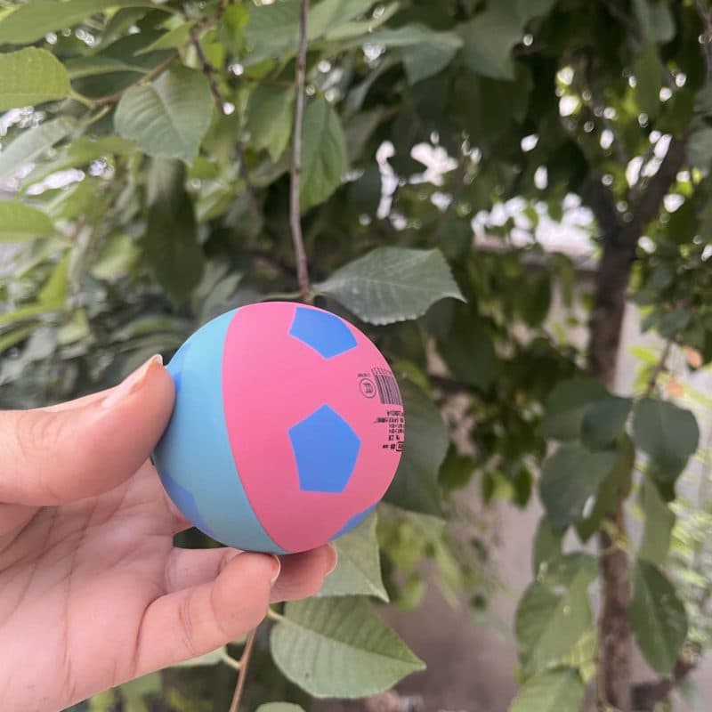 اسباب بازی مینی توپ رنگی مدل شیطونک مناسب کودک +۱۰ ماه — تصویر ۹