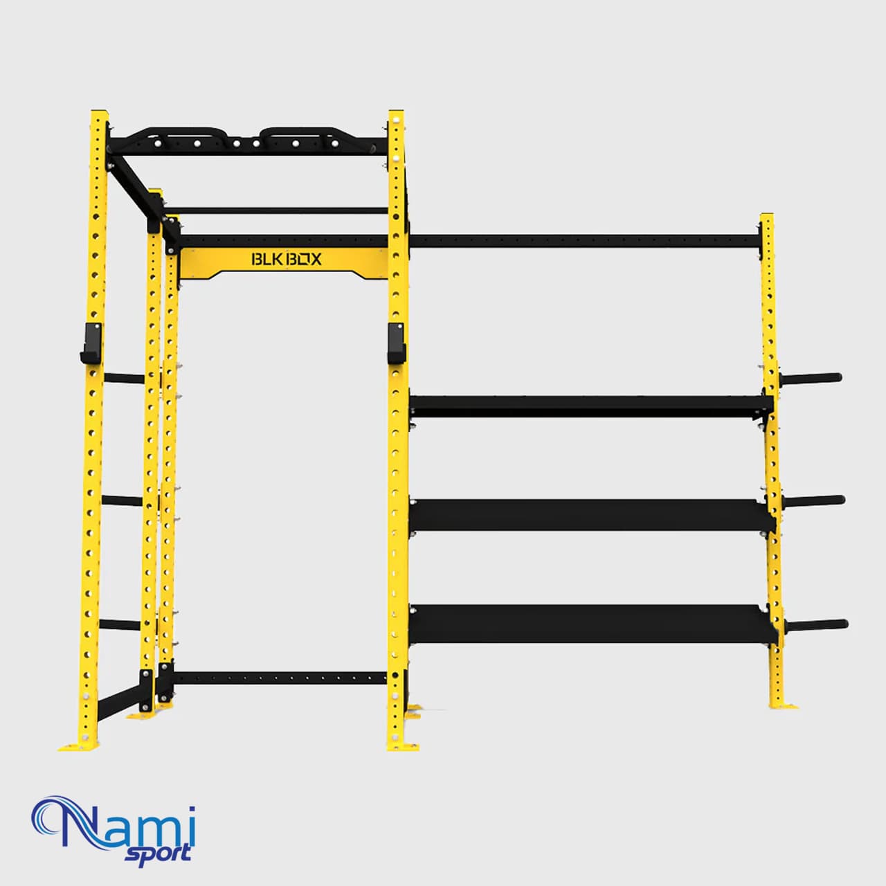 سازه کراسفیت تک دهنه + جایگاه دمبل و اکسسوری — تصویر ۵