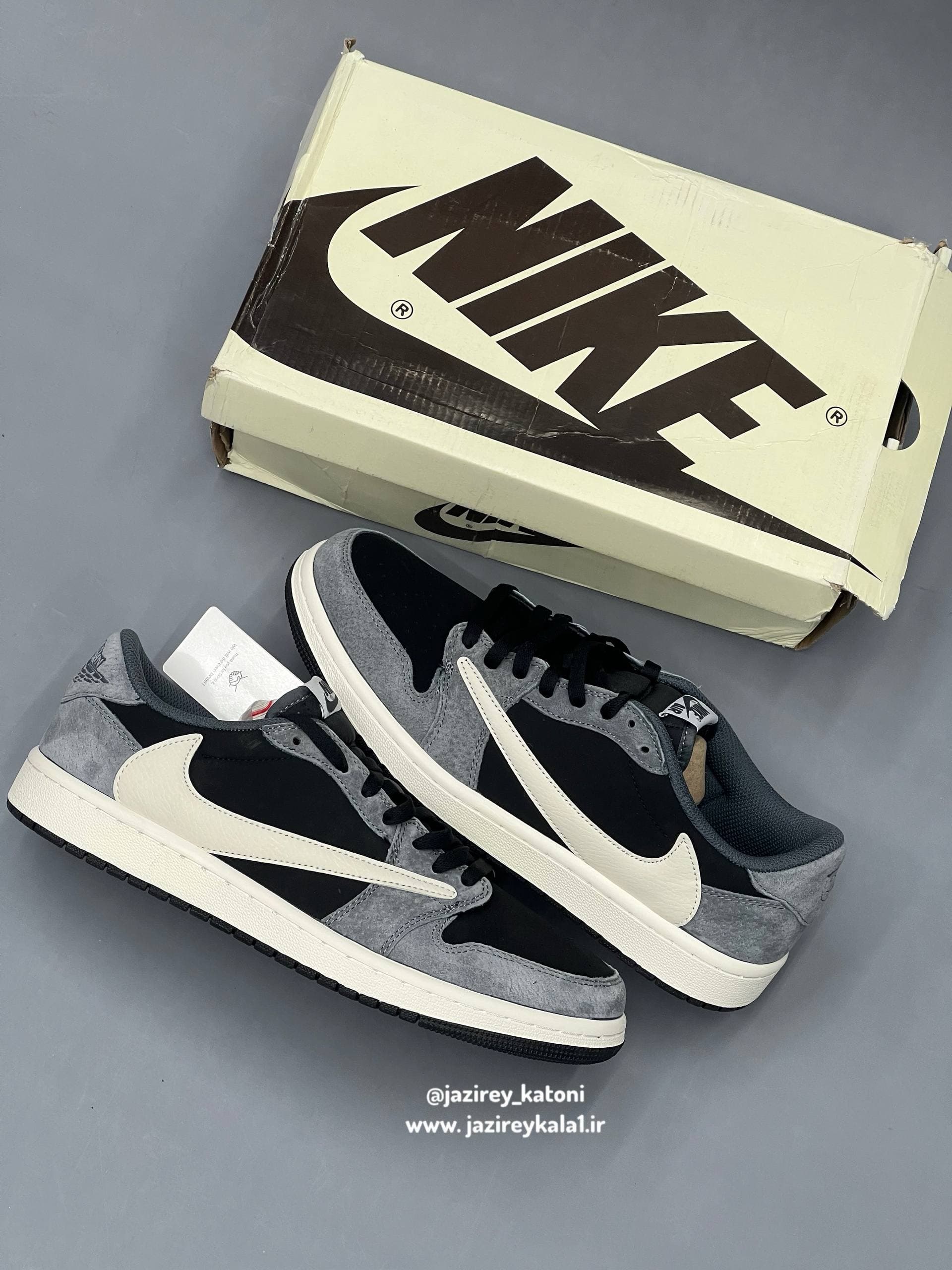 نایک تراویس اسکات جک کاکتوس Nike Travis scott cactus jack طوسی — تصویر ۷