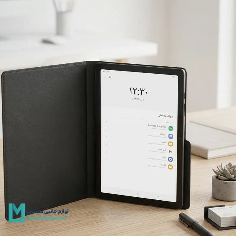 کیف تبلت ساده Samsung Galaxy Tab A8 10.5 / X200 / X205 – مشکی کد T1022 | لوازم جانبی مسلمی — تصویر ۴