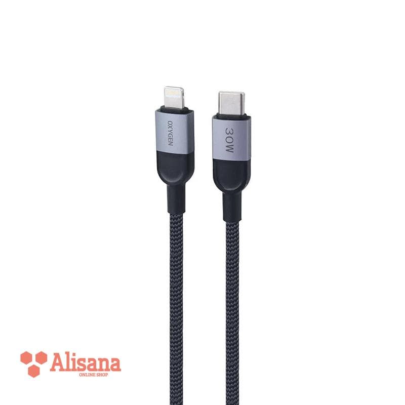 کابل شارژ آیفون Type C to Lightning اکسیژن مدل LX-32 طول دو متر — تصویر ۷