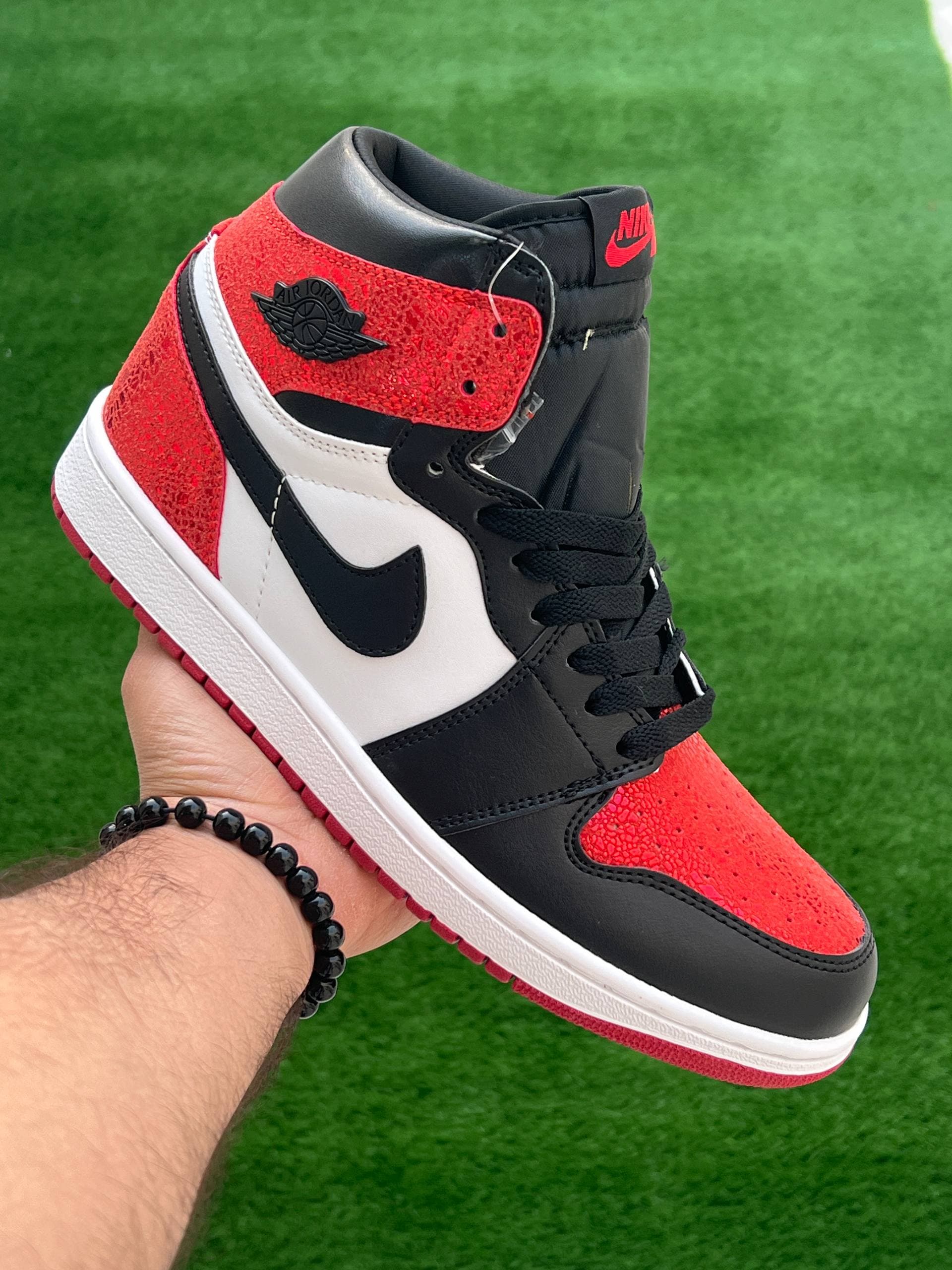 کتانی نایک ایر جردن ساقدار شاین قرمز Nike airjordan — تصویر ۲