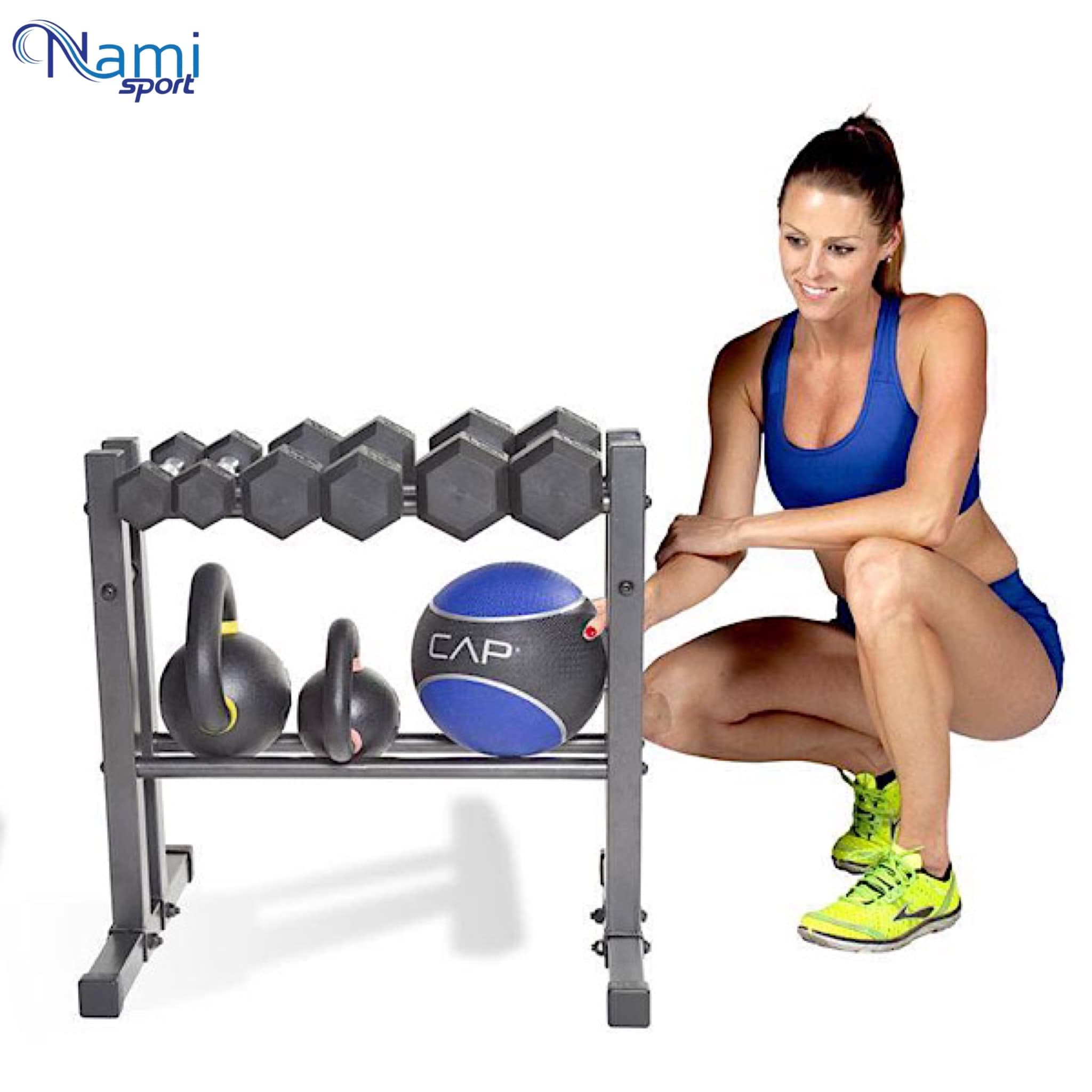 رک دمبل و اکسسوری خانگی Dumbbell rack and home accessory NS6002 — تصویر ۵