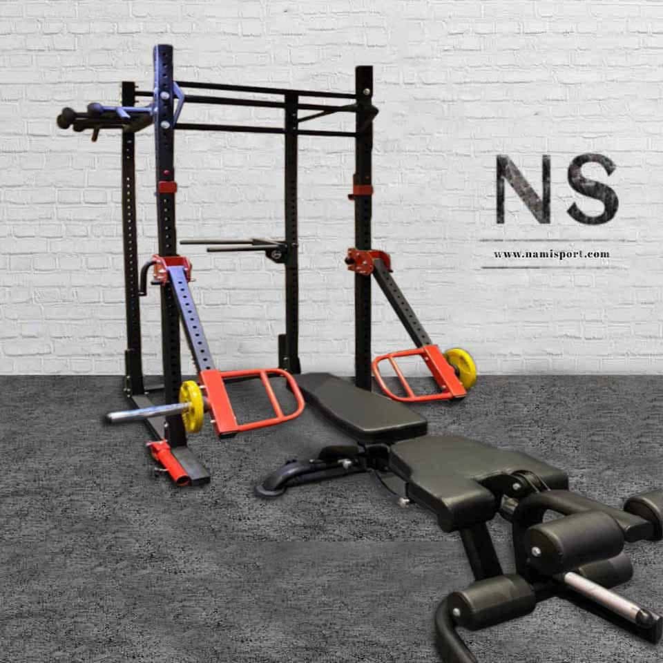 پاور رک وزن آزاد Free weight power rack structure NS2001 — تصویر ۲