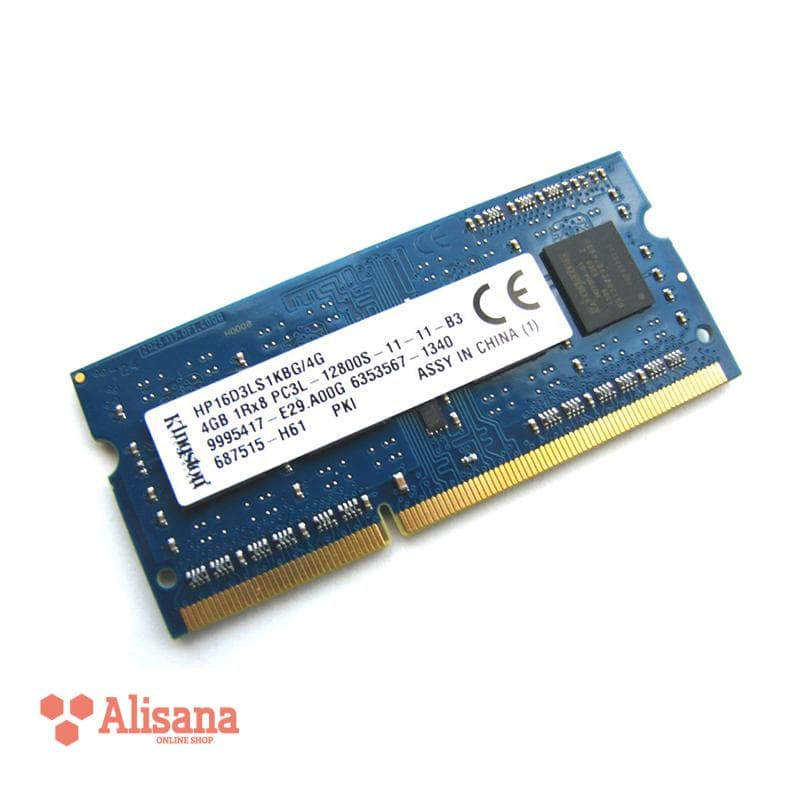 رم لپ تاپ کینگستون مدل HP16D3LS1KBG/4G ظرفیت 4 گیگابایت PC3L 1600MHz CL9 — تصویر ۱۰