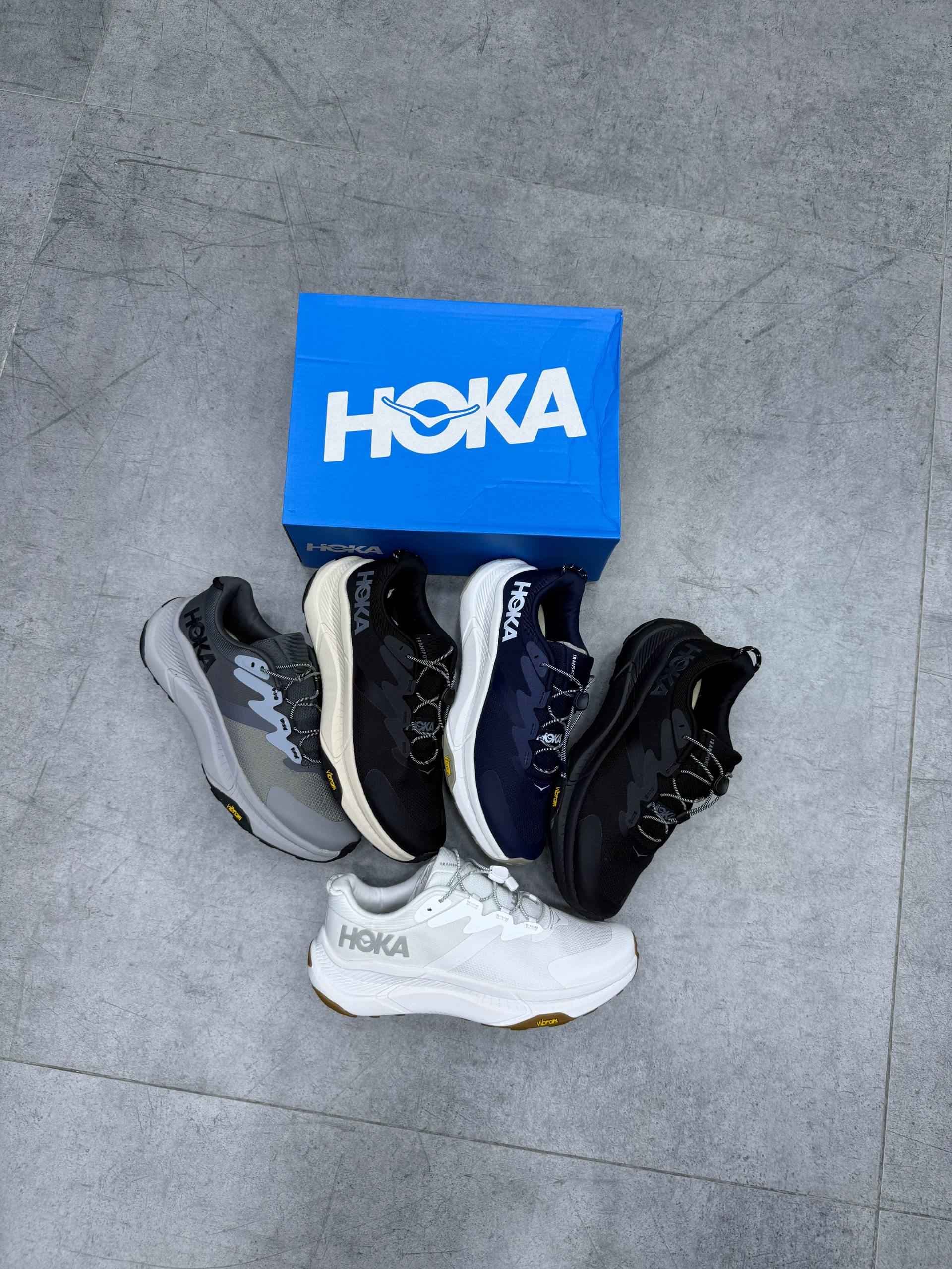 کتانی هوکا ترنسپورت Hoka transport طوسی تیره — تصویر ۳